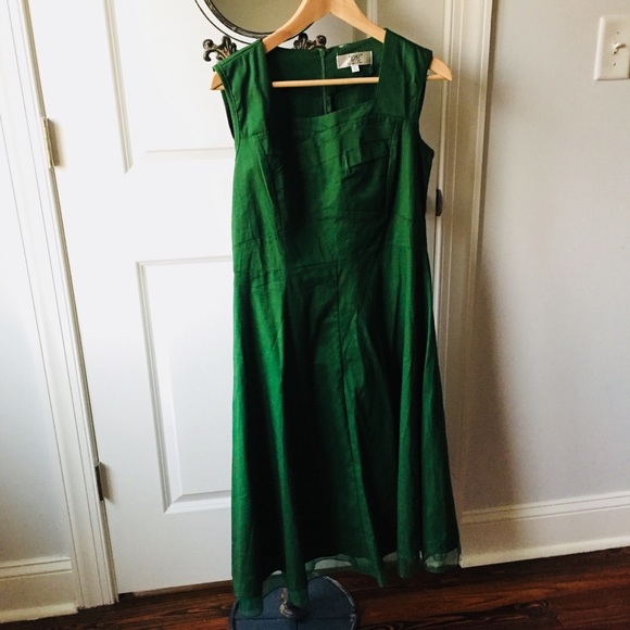 TEENLOVEME Dresses & Skirts - Rockabilly Fabulous Green Dress XL